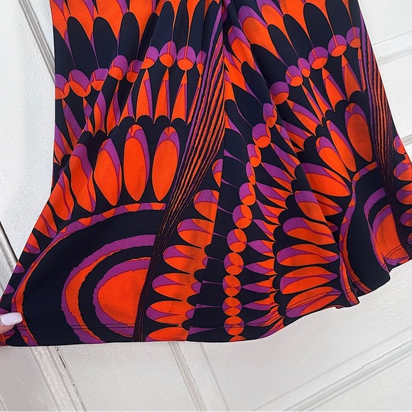 Vintage Y2K Nannette Lepore Babydoll Blouse L Stretch Gathered V-Neck Retro - Picture 13 of 16